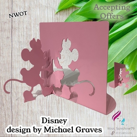 Disney - 1 Bookend Minnie Mouse - super cute 🥰 looks like a cut out - Picture 1 of 9